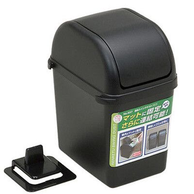 【居家寶盒】日本製 垃圾桶(車內用) 免掀蓋垃圾桶 車載迷你垃圾桶 黑色垃圾桶 汽車萬用垃圾桶