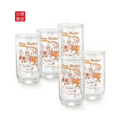 安妮兔 美樂杯234ML*5 016BC-076T-旅遊(台灣製造)