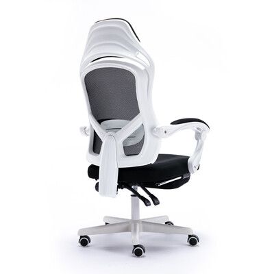 【SIDIS】透氣9D電腦椅(強韌網布/配擱腳墊/腰部支撐/後躺鎖定/尼龍五腳)電腦椅//辦公椅