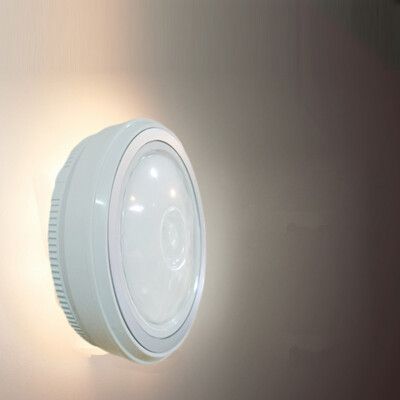 【JP嚴選-捷仕特】360度磁吸LED紅外線人體感應燈 夜間照明 玄關 浴室 臥室 套房 客廳