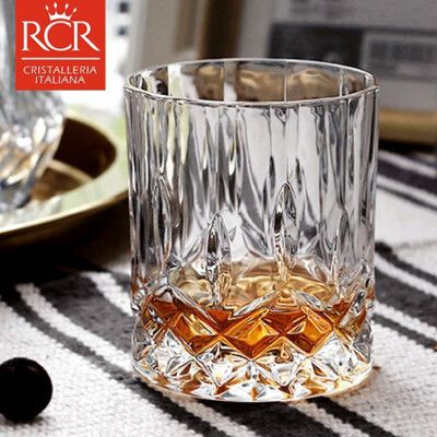 義大利RCR OPERA系列 威士忌杯2支入 300ml水晶玻璃水杯 烈酒杯 KAYEN