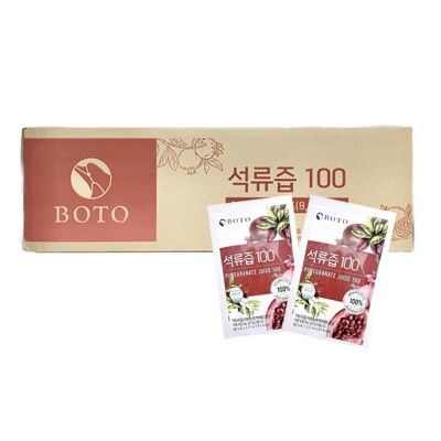 【韓國BOTO】 高濃度紅石榴冷萃鮮榨美妍飲  80ml/包