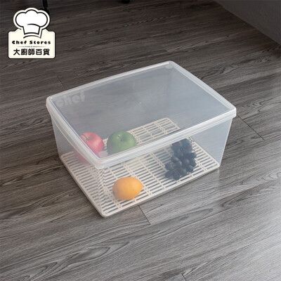 聯府名廚保鮮盒附瀝水盤21L密封盒整理盒LFA1-大廚師百貨