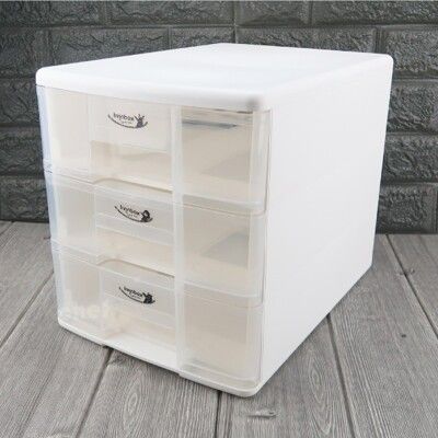 樹德玲瓏盒A4資料櫃3層抽屜櫃文件櫃收納櫃PC-1103-大廚師百貨 - 白色