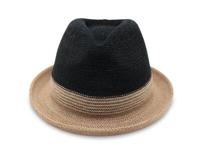 【紙在乎你】Natural Club 雙色紙線針織爵士帽-深藍自然 韓版禮帽 男帽女帽 台灣製