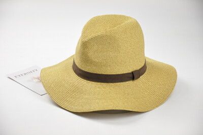 絨緞紳士帽 紙線編織 硬款 可水洗