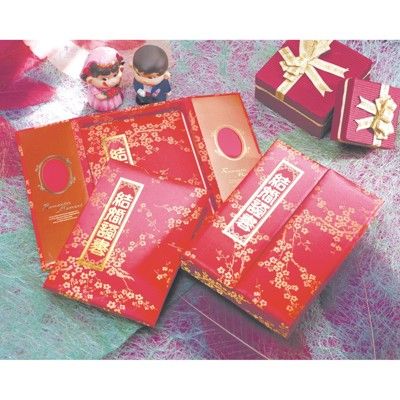 【結婚証書 結婚證書 妙妙屋禮贈品嫁粧文具】開中門梅花相片盒裝