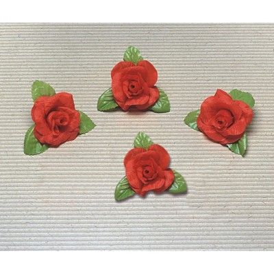 【畢業百貨 畢業胸花 胸條 儀條 禮贈品百貨 妙妙屋禮贈品】絲花中紅-7cm-10朵入