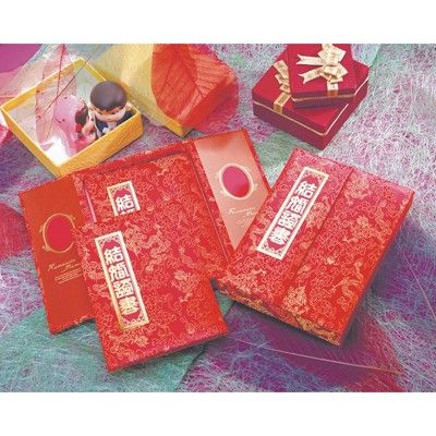 【結婚証書 結婚證書 妙妙屋禮贈品嫁粧文具】開中門金蒼相片盒裝