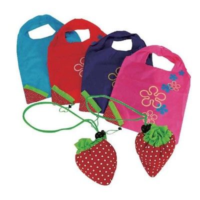可愛巧莓環保購物袋(顏色隨機出貨)