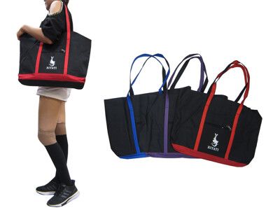 購物袋MIT托特包大容量主袋+外袋共三層可放A4資料夾進口防水尼龍布