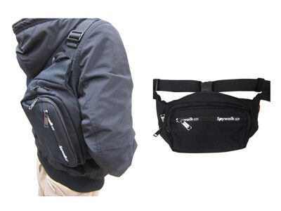 腰胸包中容量防水拉鍊防水尼龍布主袋+外袋共三層