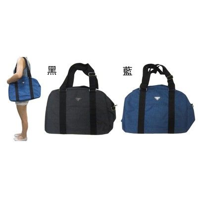 PARIS 旅行袋大容量購物袋拖特包台灣製造手提肩背斜側背附長背帶男女適用防水尼龍布材質