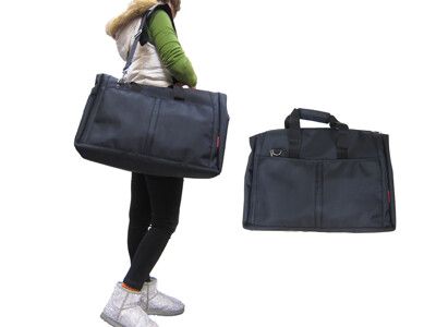 旅行袋小容量防水尼龍布材質輕巧好收納手提肩背斜側背活動長背帶