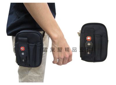 腰包5吋手機適用外插筆二層主袋外掛式腰包工具包隨身物品型男必備腰包防水尼龍布
