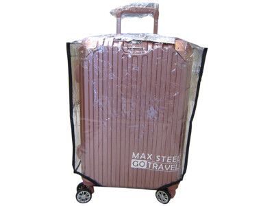 26吋行李箱防護套防水套雨衣套不黏箱透明防水PVC材質