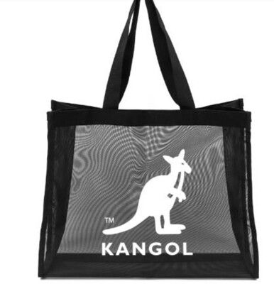 KANGOL 托特包大容量可A4資料夾進口防水尼龍可手提可肩背