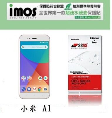 【現貨】MIUI 小米A1 iMOS 3SAS 防潑水 防指紋 疏油疏水 螢幕保護貼