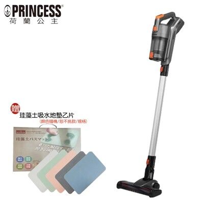 (贈珪藻土吸水地墊)【PRINCESS 荷蘭公主】勁旋風無線兩用吸塵器 339640