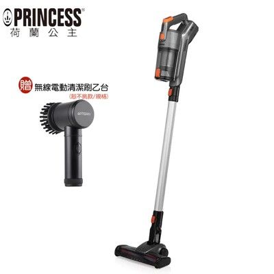 (贈電動清潔機/洗鞋機)【PRINCESS 荷蘭公主】勁旋風無線兩用吸塵器 339640