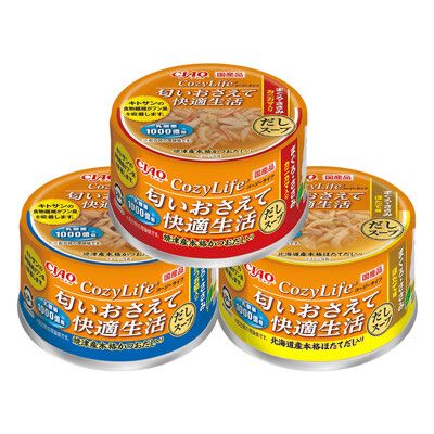 【旺生活】CIAO COZY life(一千億乳酸菌濃湯系列)【85g箱購24入】貓罐頭 副食罐