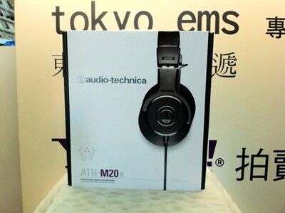 東京快遞耳機館  鐵三角 audio-technica ATH-M20X 專業型監聽耳機