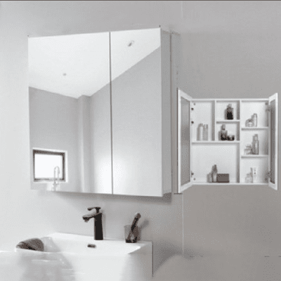鏡櫃 90*80*12CM 浴室櫃 掛牆式鏡箱 鋁全金鏡面櫃 加高置物櫃 收納櫃