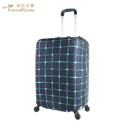 [Travelism-個性系列] #駭客任務#M號22-26吋 超彈性行李箱套