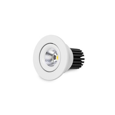 COB-LED崁燈5W 崁入孔5.5cm 高亮550lm 高演色性(Ra)