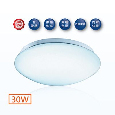 【好商量】舞光 LED 30W 雅緻 吸頂燈 非調光 通過CNS 高效率晶片 全電壓 發光效率高