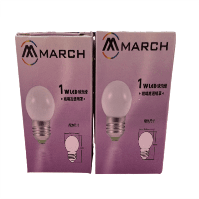 【好商量】MARCH LED 1W 燈泡 E27 小夜燈 球泡 全新 省能源 白光/黃光