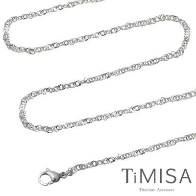 【TiMISA 純鈦飾品】曖昧 純鈦項鍊