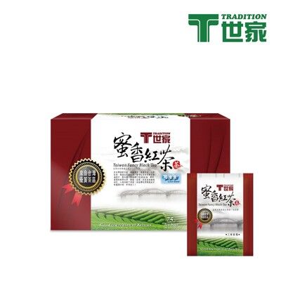【T世家】台灣優質茶區 蜜香紅茶包(75入/盒)