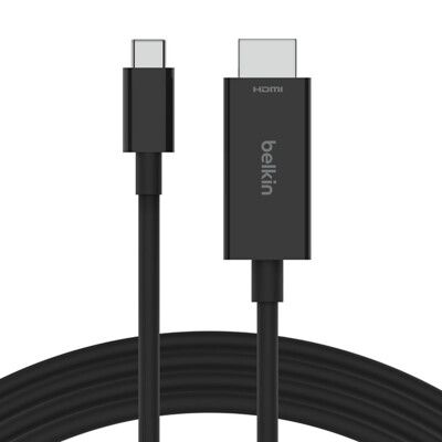 【Belkin】USB-C 轉 HDMI 2.1 高速傳輸線-2M 轉接線 AVC012bt2M