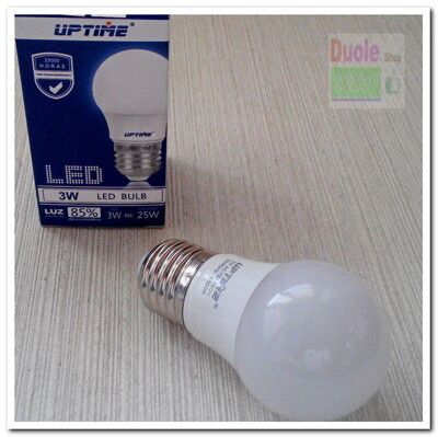 愛普特E27/3W LED燈泡/3W超亮/led省電泡燈3W/白光/300lm流明/色溫6500K