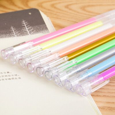 ☆【手帳筆】12色莫蘭迪塗鴉筆 繪畫筆 高光筆 亮光筆 閃光筆☆