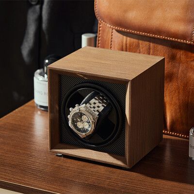 樂嫚妮 單錶位 自動上鍊錶盒 機械錶自動上鍊盒 手錶收納盒 手錶盒 搖錶器