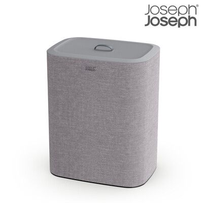 【Joseph Joseph】Tota 90L 分類洗衣籃(雙格) -灰