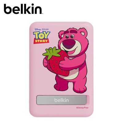 【BELKIN】磁力無線行動充電器 5K+支架 (迪士尼系列) -熊抱哥