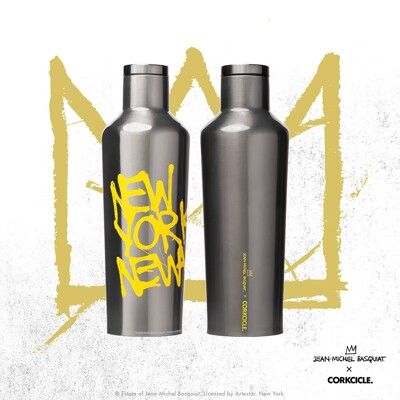 【CORKCICLE】酷仕客xBasquiat 三層真空易口瓶(475ml)-紐約客