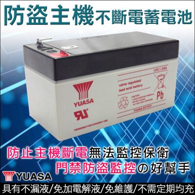 【帝網KingNet】門禁防盜系統 防盜主機 不斷電蓄電池 YUASA 閥調式 湯淺 電話總機系統/