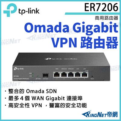 TP-LINK Omada Gigabit VPN 路由器 TL-ER7206