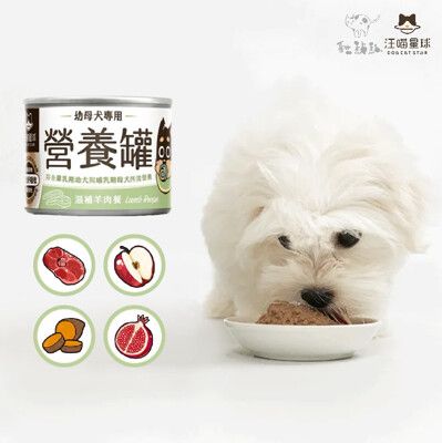 【汪喵星球】 幼犬 營養罐 165g 狗主食罐 主食罐 狗狗罐頭 狗罐頭 狗罐 無膠 羊肉 台灣