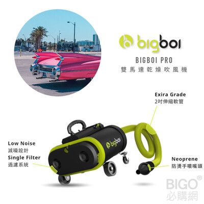 現貨 ~bigboi PRO 雙馬達乾燥吹風 吹水機 吹風機 快乾 汽機車吹乾