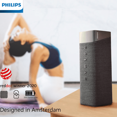 【PHILIPS 飛利浦 防水藍芽喇叭】可免持通話 德國著名設計大獎 TAS5505