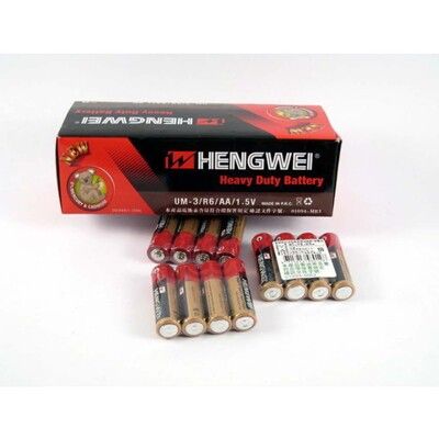 無尾熊3號電池Hengwei(UM-3/R6/AA/1.5V)3號無汞環保碳鋅電池/一盒60顆