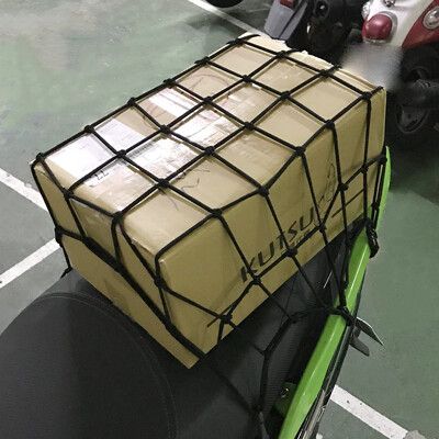 細網版機車置物網袋5x5格/收納/安全帽網/置物袋/載貨