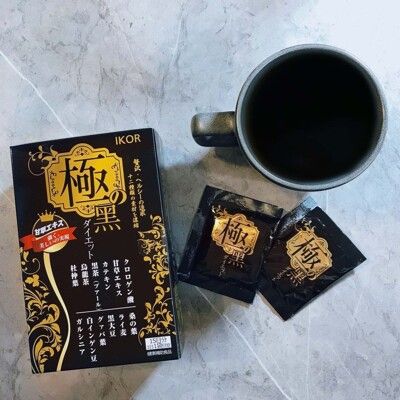 日本進口【IKOR】極黑逆 綠咖啡豆錠狀食品 (極速燃燒、贏的好比例)