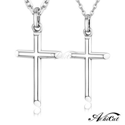AchiCat 情侶項鍊 925純銀項鍊 無悔的愛 十字架 單個價格 CS8087