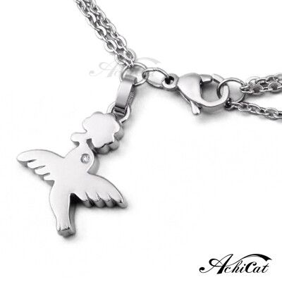 AchiCat 鋼手鍊 珠寶白鋼 幸福白鴿 小鳥手鍊 女手鍊 生日禮物 聖誕禮物 B591